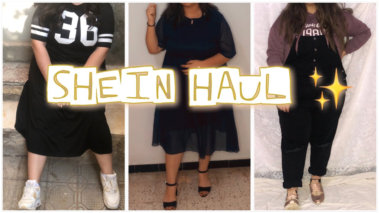 مشترياتي من SHEIN ملابس حجم كبير (سمينة) 😱♥️ || SHEIN HAUL 3XL-4XL