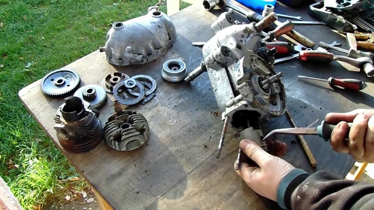 Old moped restoration Tomos Colibri T03 ( part 4 )