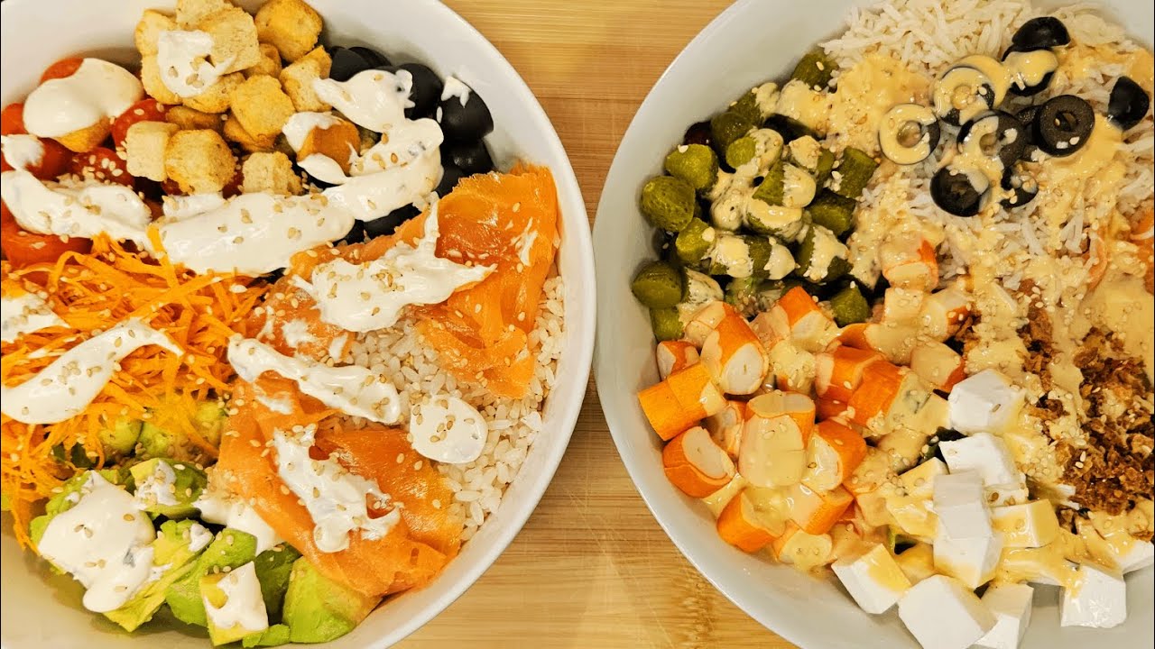 🥗 POKE BOWL de SALMÓN AHUMADO Fácil y Saludable | Receta Rápida en Casa