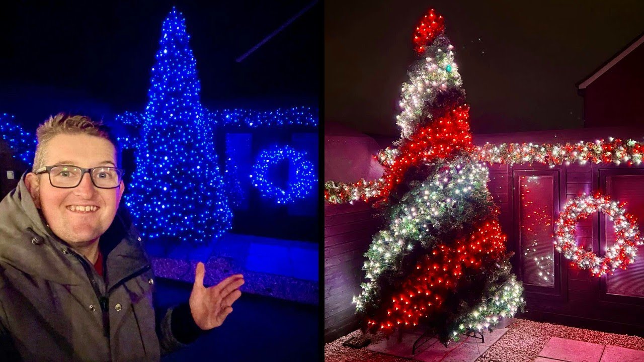Превращаем наш сад в зимнюю страну чудес к Рождеству 2024 года ❄️ 🎄