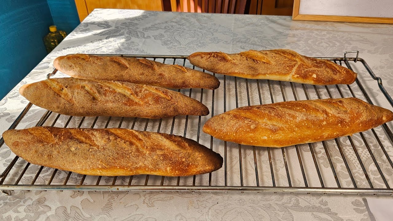 בגט צרפתי מסורתי בבית t55+  Baguette  tradition francaise