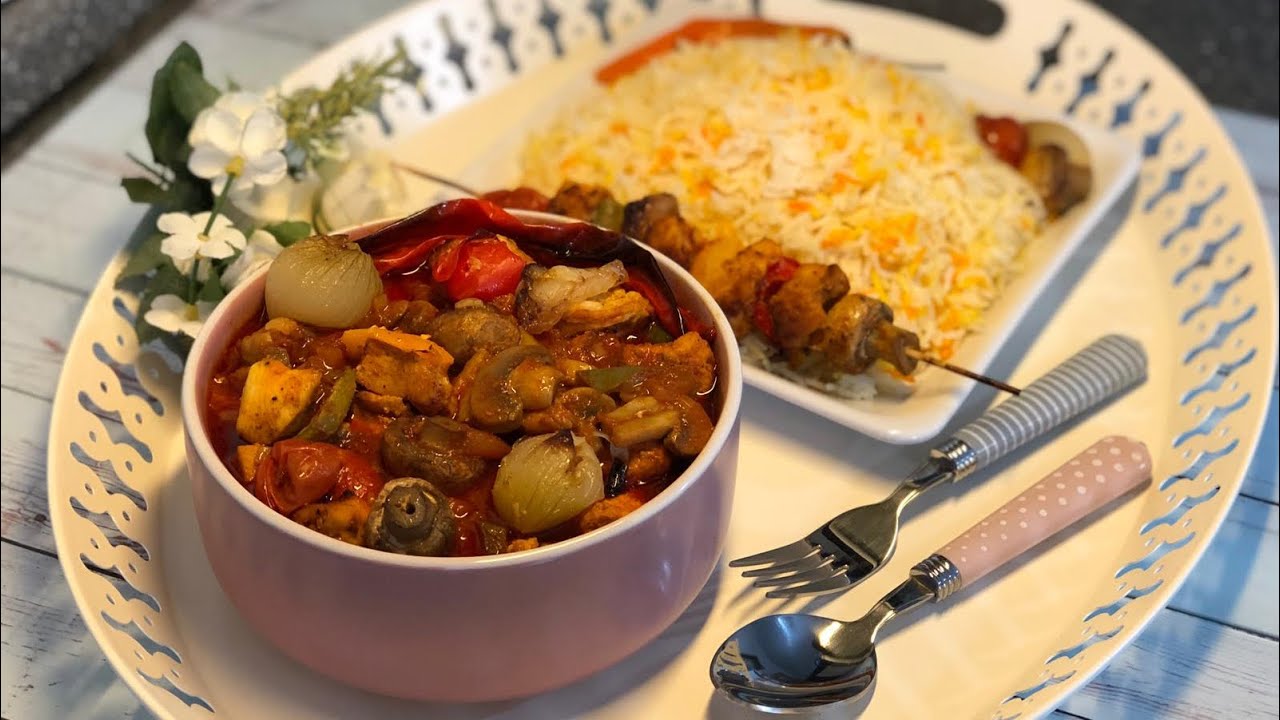 بيريفان خانم من أطباق #مطاعم سللورة المميزة/ طبق لذيذ بنكهة الباربكيو(الشواء) من #مطبخ أم سلمى حمص