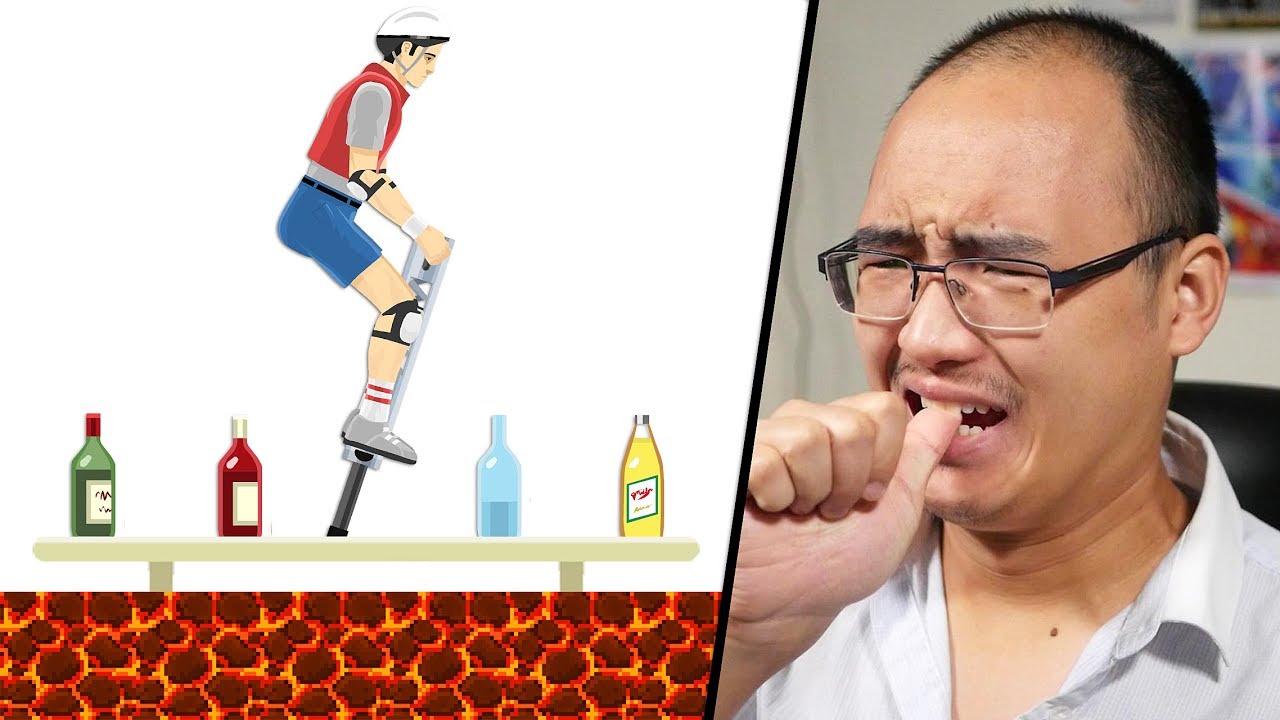 LE SOL EST DE LA LAVE ! | Happy Wheels