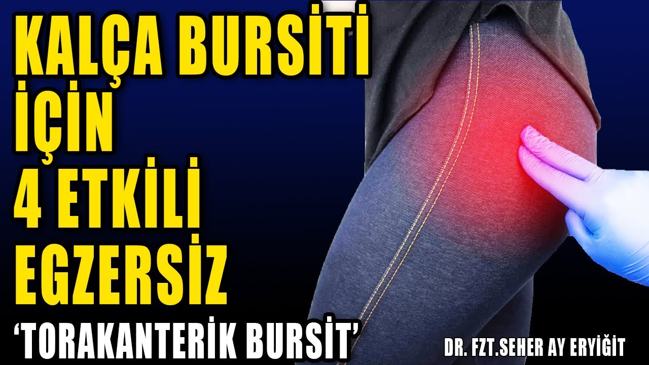 KALÇA BURSİTİ İÇİN 4 ETKİLİ EGZERSİZ #aktifizyo #kalçabursiti #kalçaağrısı