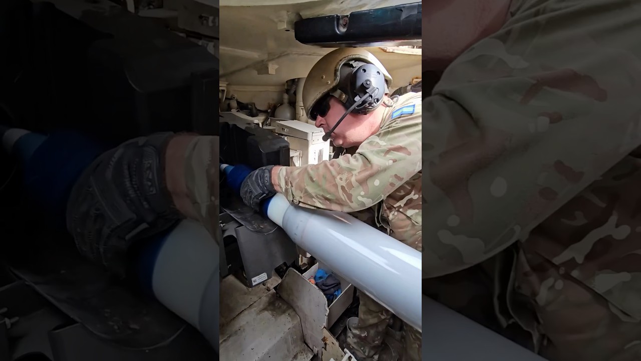 Firing Process Inside the Abrams Tank