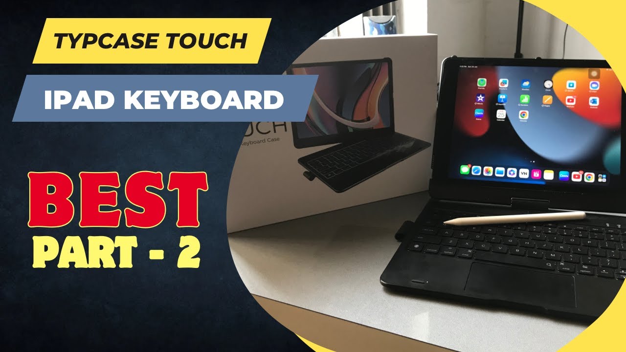 typecase TOUCH wireless keyboard case | Best Apple Keyboard | iPad 9th Gen | Review and Feedback |
