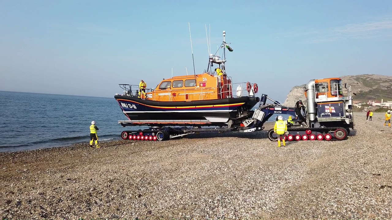 Llandudno Lifeboat practice Launch