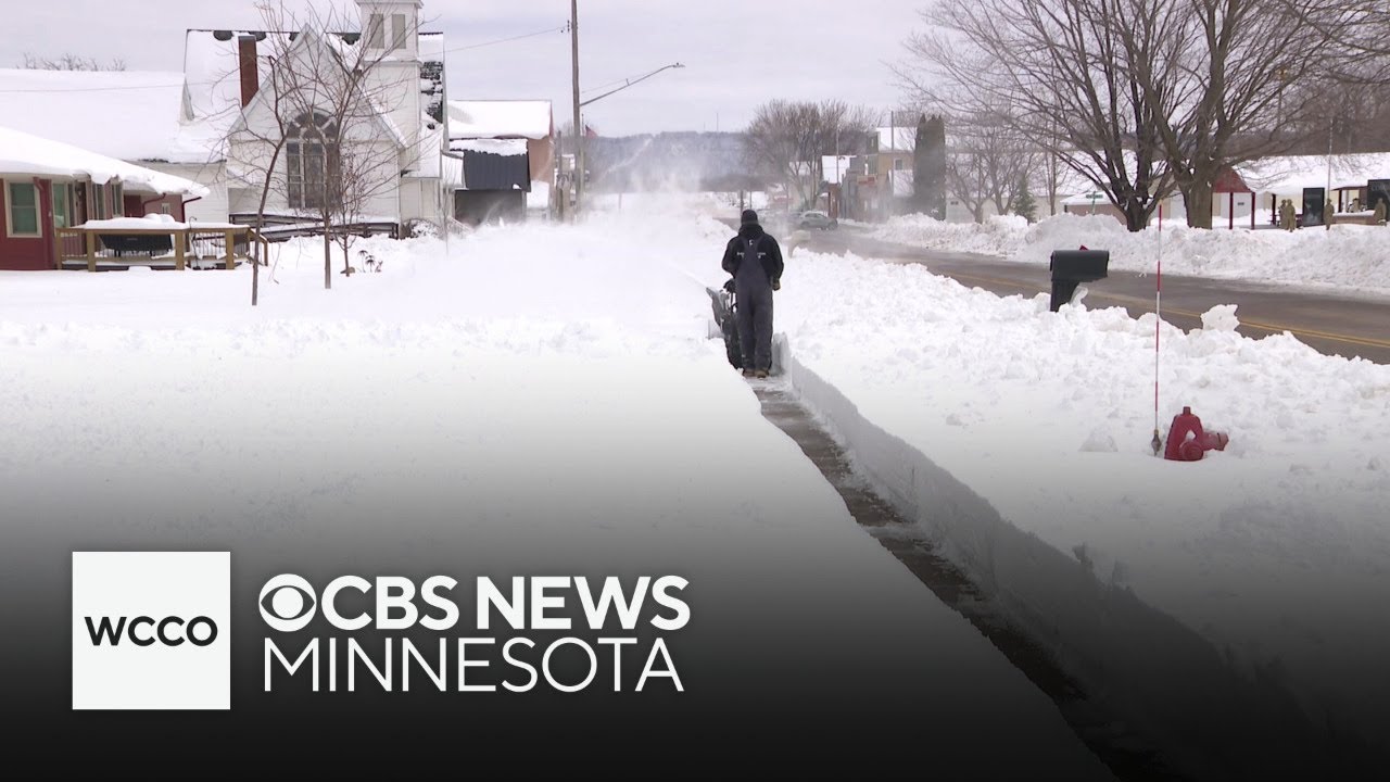 Winter storm drops 25 inches of snow in southern Minnesota city
