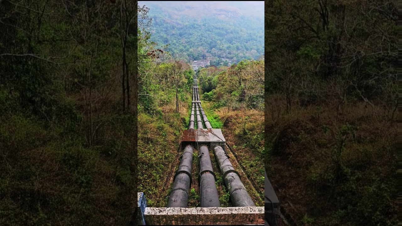Penstock Pipes of the Sholayar Hydro Electric Power Project #sholayardam #chalakkudyriver #thrissur