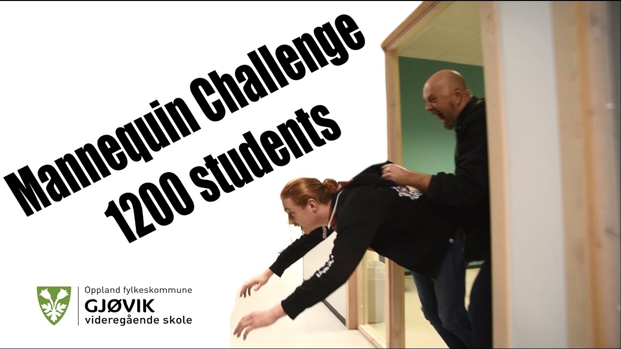 Mannequin challenge | 1200 students, Gjøvik VGS