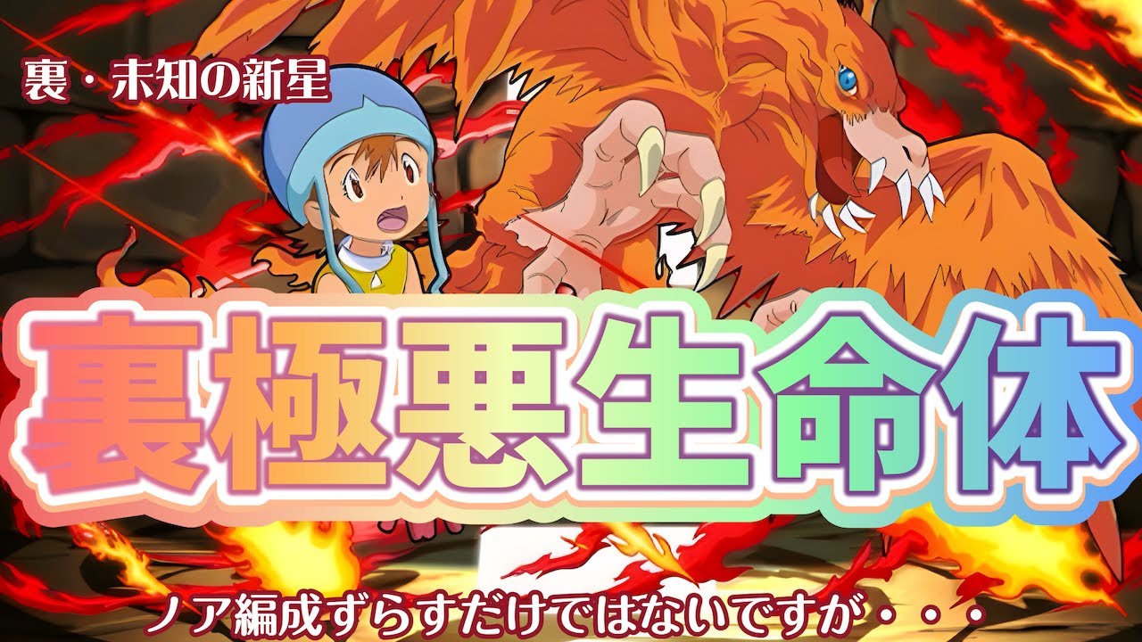 【裏・極悪生命体】裏・未知の新、ノア編成【パズドラ】