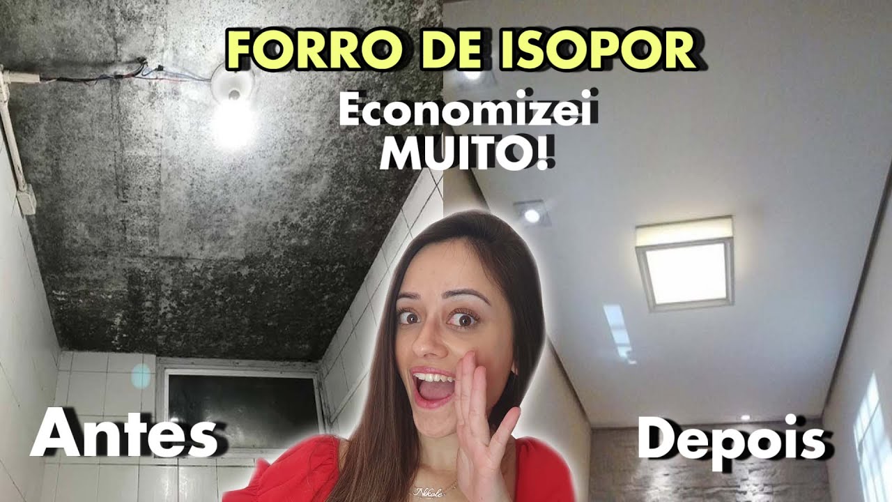 FORRO DE ISOPOR COMO FAZER TETO REBAIXADO COM ISOPOR SUPER ECONOMICO
