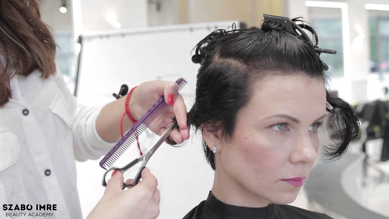 Szabó Imre Beauty Academy - Rövid göndör női hajvágás