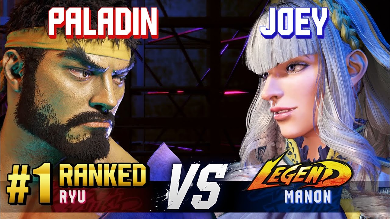 SF6 ▰ PALADIN (#1 Ranked Ryu) vs JOEY (Manon) ▰ High Level Gameplay
