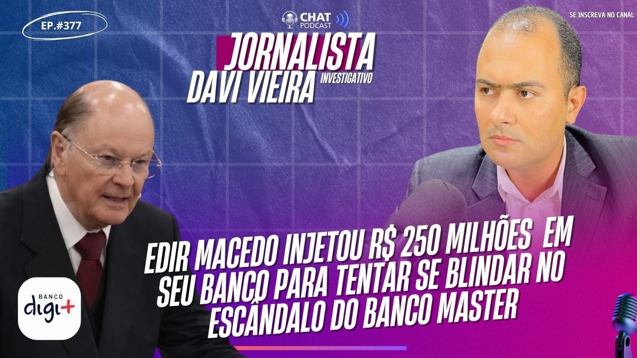 BASTIDORES DA IGREJA UNIVERSAL COM O JORNALISTA INVESTIGATIVO DAVI VIEIRA-PARTE 2 #377
