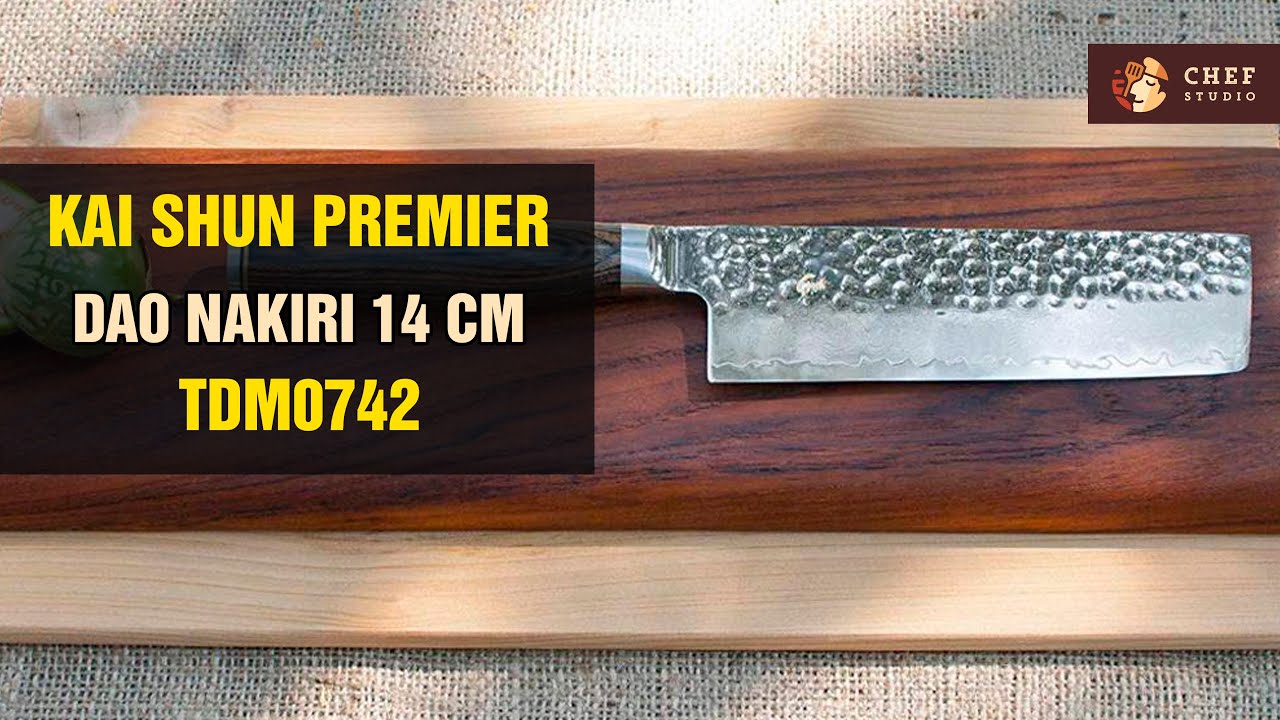 Dao Nakiri 14 cm TDM0742 - D&ograve;ng KAI Shun Premier