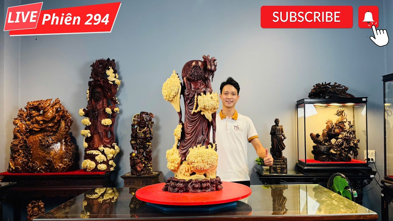Tượng gỗ phong thuỷ | Đồ Gỗ Mạnh Sơn | 0865.355.966