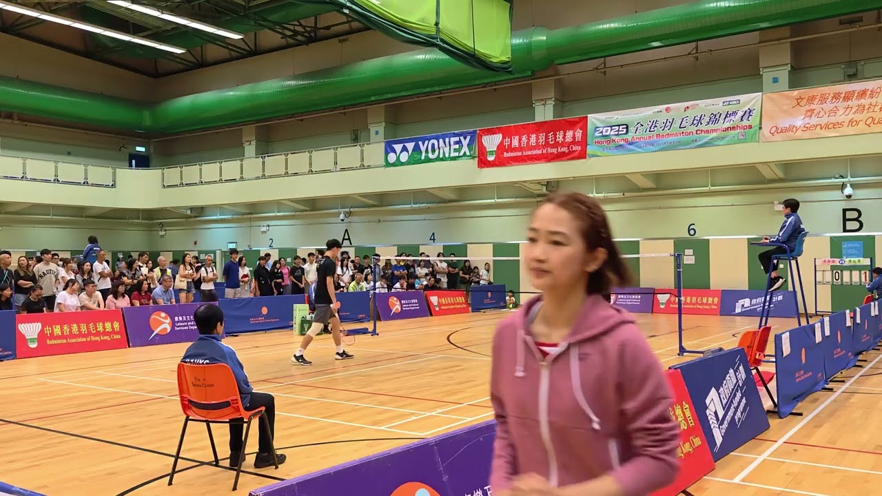 2025全港羽毛球錦標賽 - 高級男單四強 - 吳英倫 Jason Gunawan vs 陳延澤 Chan Yin Chak