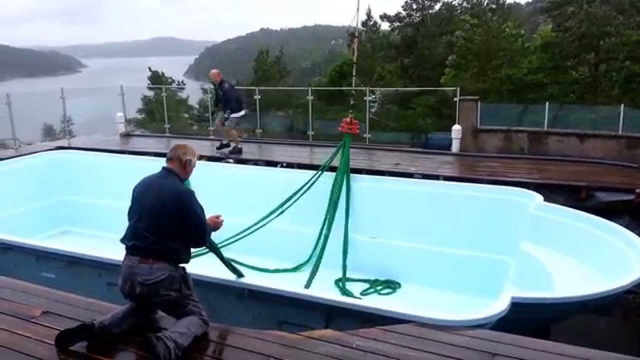 Bassengspesialisten / Helekopterløft