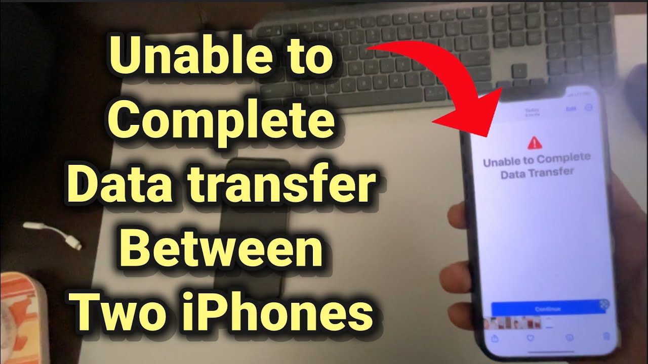 Nie można ukończyć transferu danych do nowego iPhone'a: ​​Napraw
