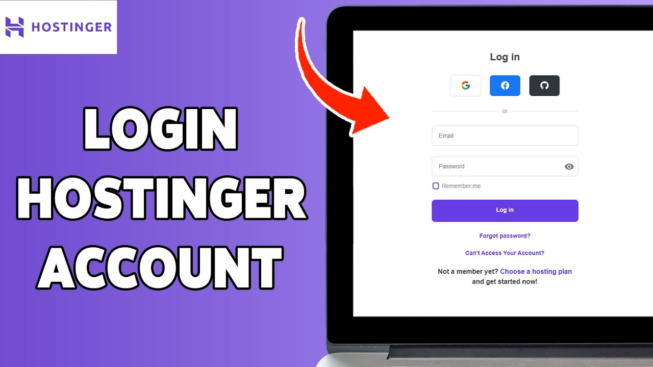 Как войти в аккаунт Hostinger в 2024 году | Руководство по входу/доступу в Hostinger