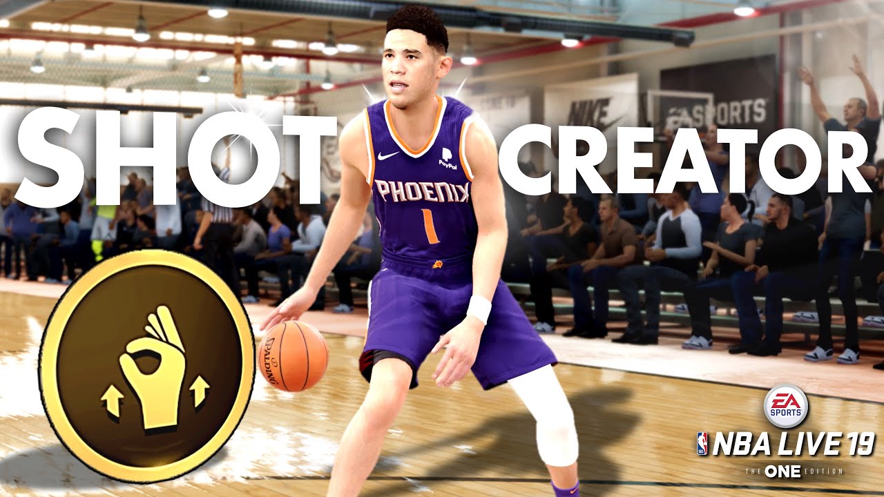 Pure SHOT CREATOR BUILD in NBA LIVE 19 Is TRULY A Devin Booker Build