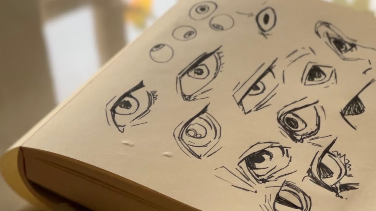 How to draw eyes? - your first step to learn drawing