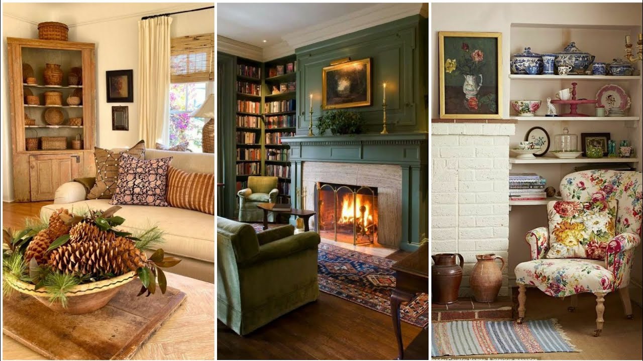 Vintage style cottage living room decorating ideas. Vintage cottage living room decoration tips.