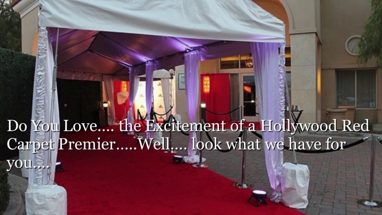 The Red Carpet Experience..........   It's Your Night!!