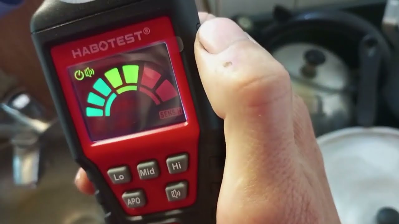 HABOTEST Автоматическая сигнализация Детектор утечки газа для метана, природного газа, сжиженого