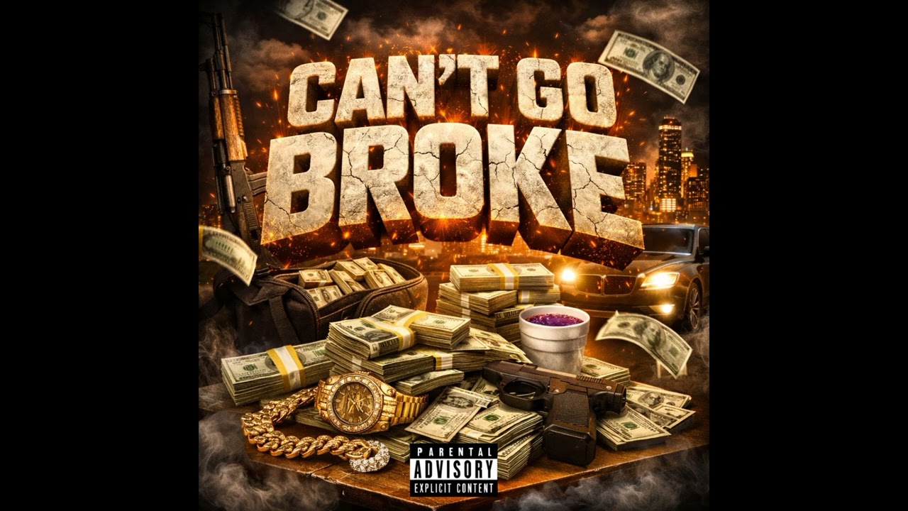 “CAN’T GO BROKE” (Official Audio)