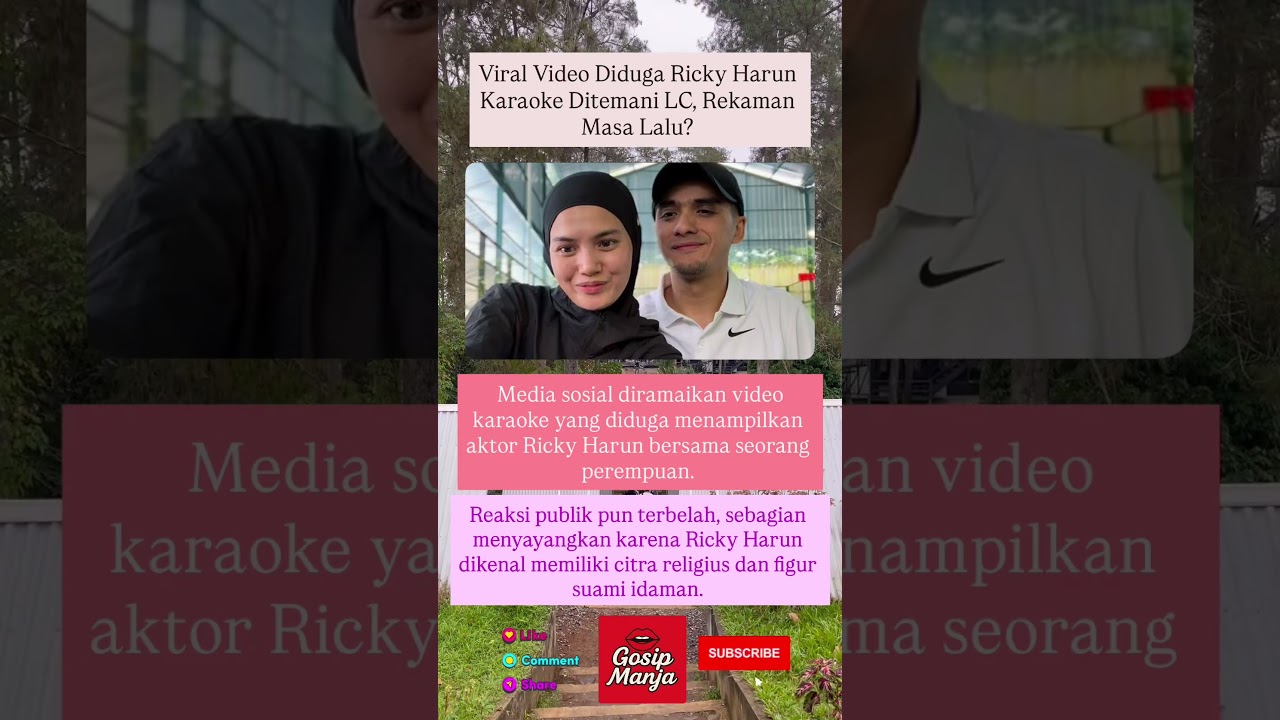 Viral Video Diduga Ricky Harun Karaoke Ditemani LC, Rekaman Masa Lalu? 