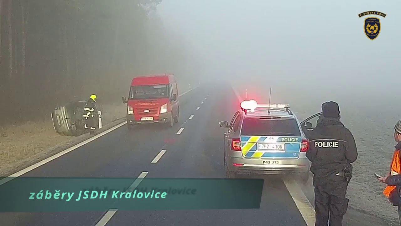 DVĚ NEHODY U KRALOVIC - DRUHÁ V PŘÍMÉM PŘENOSU
