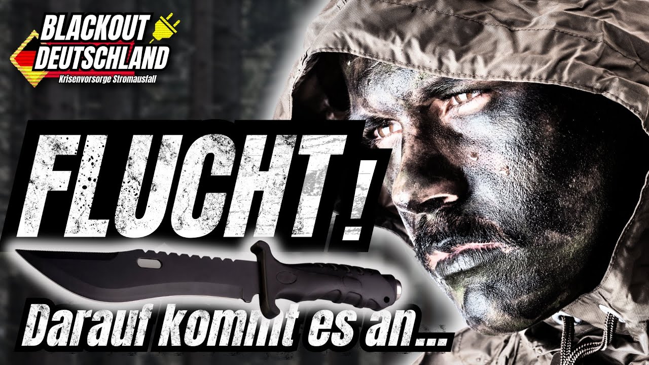 FLUCHT &Uuml;BERLEBEN bei KRIEG 💥| FLUCHTRUCKSACK packen | Krisenvorsorge Prepping Deutschland 2023 ᴴᴰ⚡