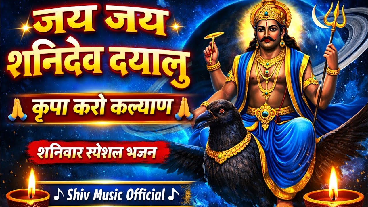 👉 जय जय शनिदेव दयालु 🙏 कृपा करो कल्याण | शनिवार स्पेशल शनि भजन | Shani Dev Bhajan 2026