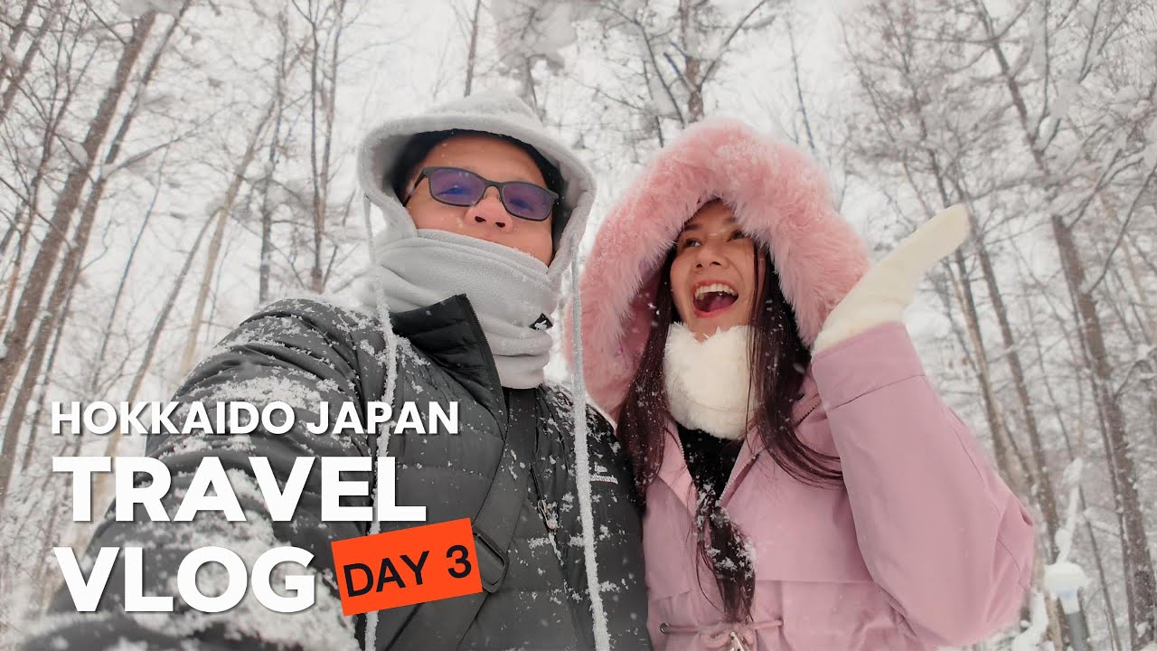 Hokkaido Winter Adventure Vlog: Day 3 | Asahiyama Zoo, Biei Blue Pond & Shirahige Falls Tour