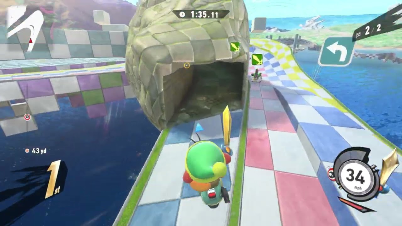 Kirby Air Riders - Air Ride: Checker Knights with Waddle Doo (Laps Mode)