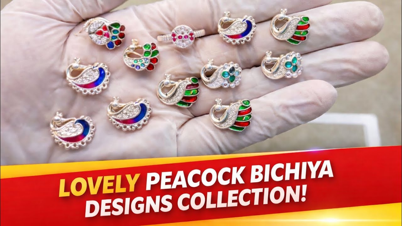 silver bichiya design with price || silver toe rings latest