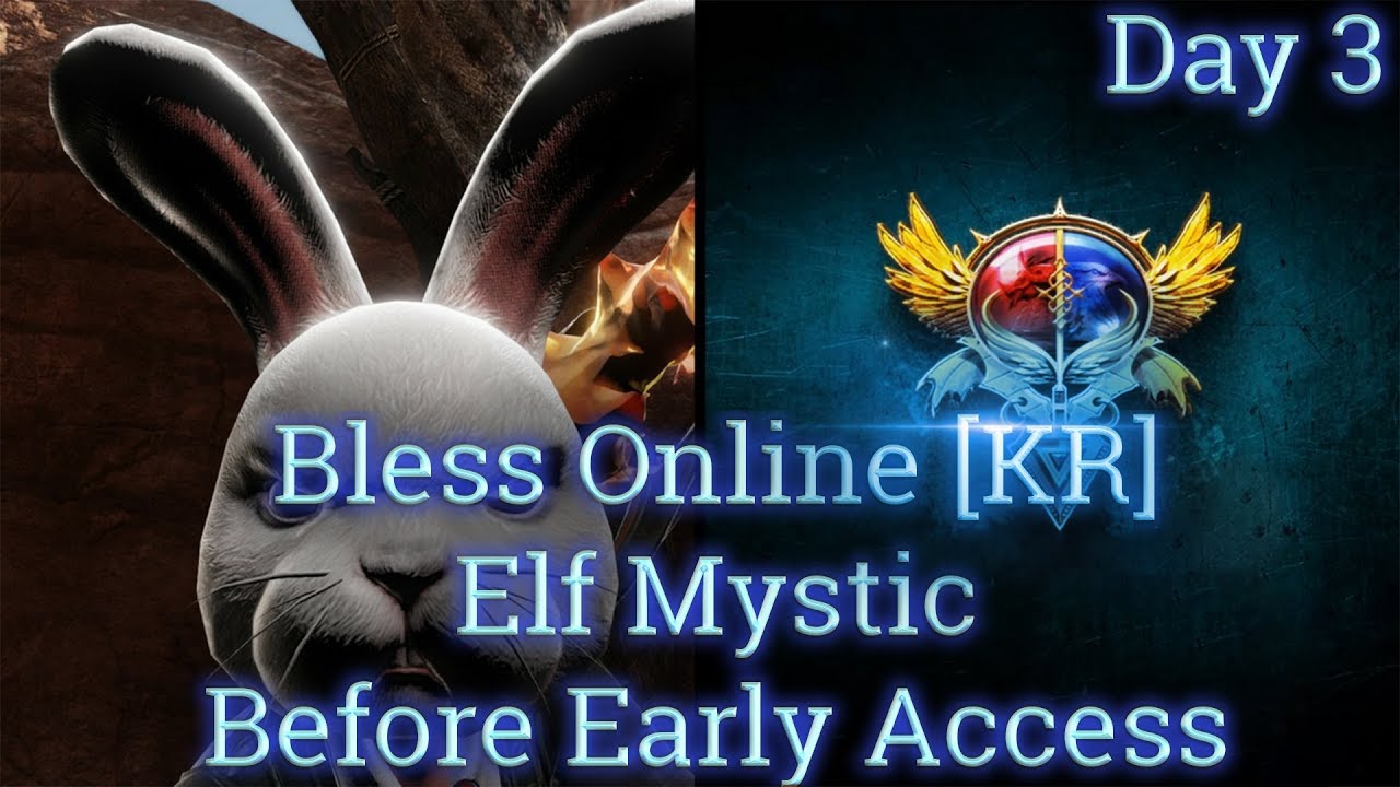 🏰Bless Online [Emissary] (Korean Server) Elf Mystic 37-50 Rush Before Early Access #3