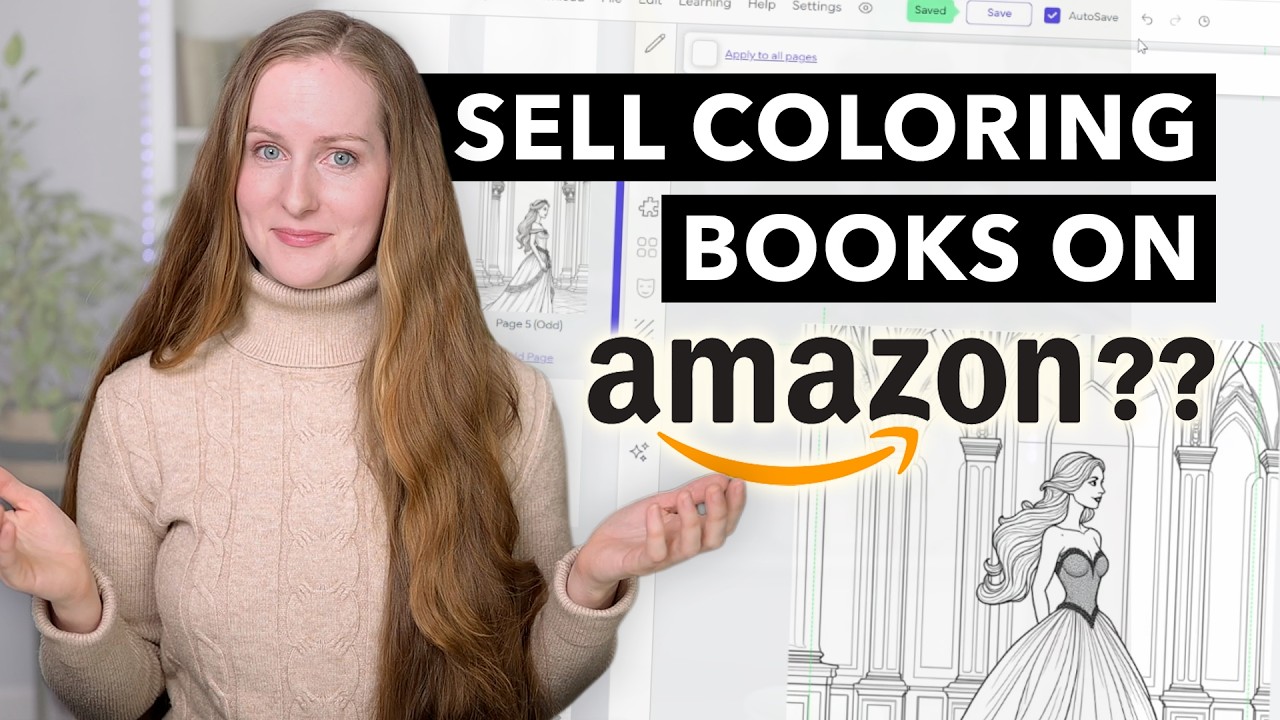 Tutorial: How to Make Money Selling COLORING BOOKS on Amazon