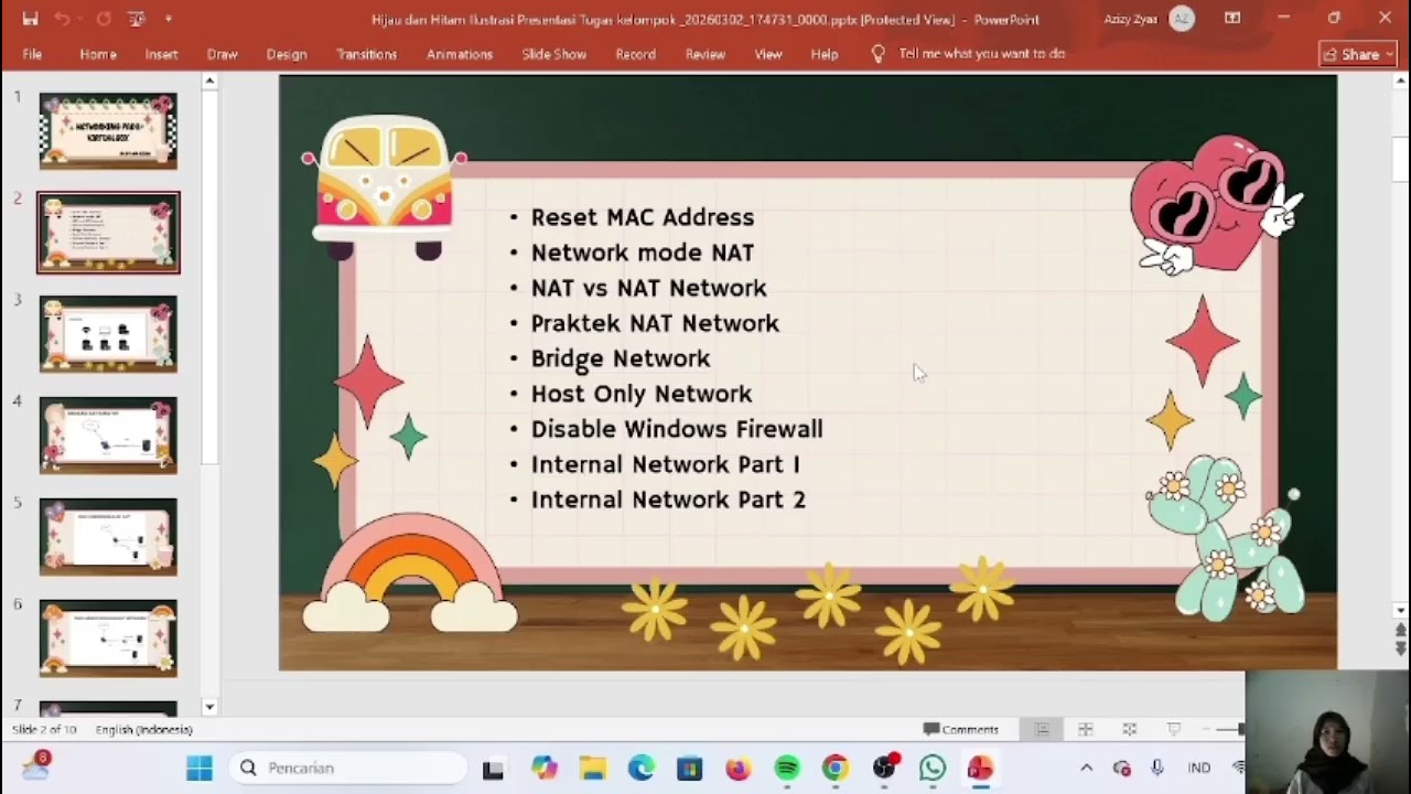 BAB || Networking pada Virtualbox
