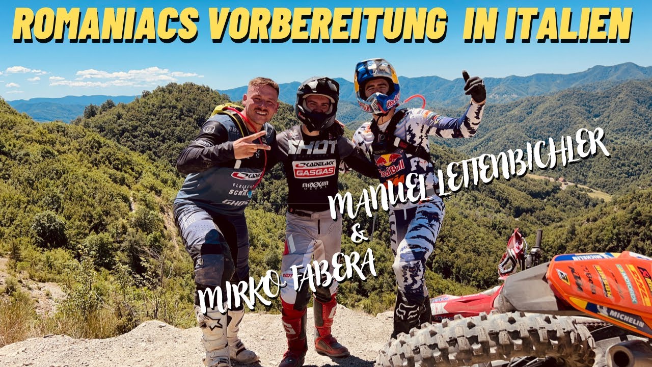 Romaniacs Vorbereitung mit Manuel Lettenbichler & Mirko Fabera| zu Besuch bei Sandro in Italien🇮🇹