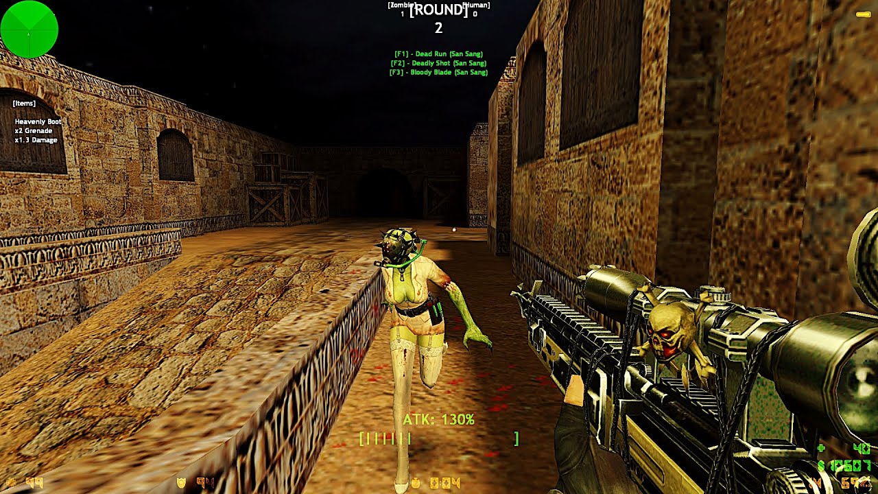 Counter-Strike 1.6 Download Zombie The Hero Mod with bots [ CSO Zombie The Hero ] Tutorials |#4|