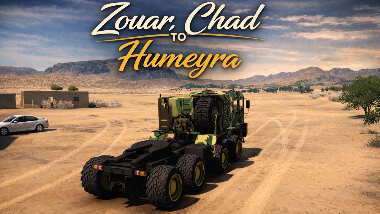 Zouar, Chad to Humeyra | Beyond | ETS2 v1.57.2.4s | Euro Truck Simulator 2 (No Commentary)