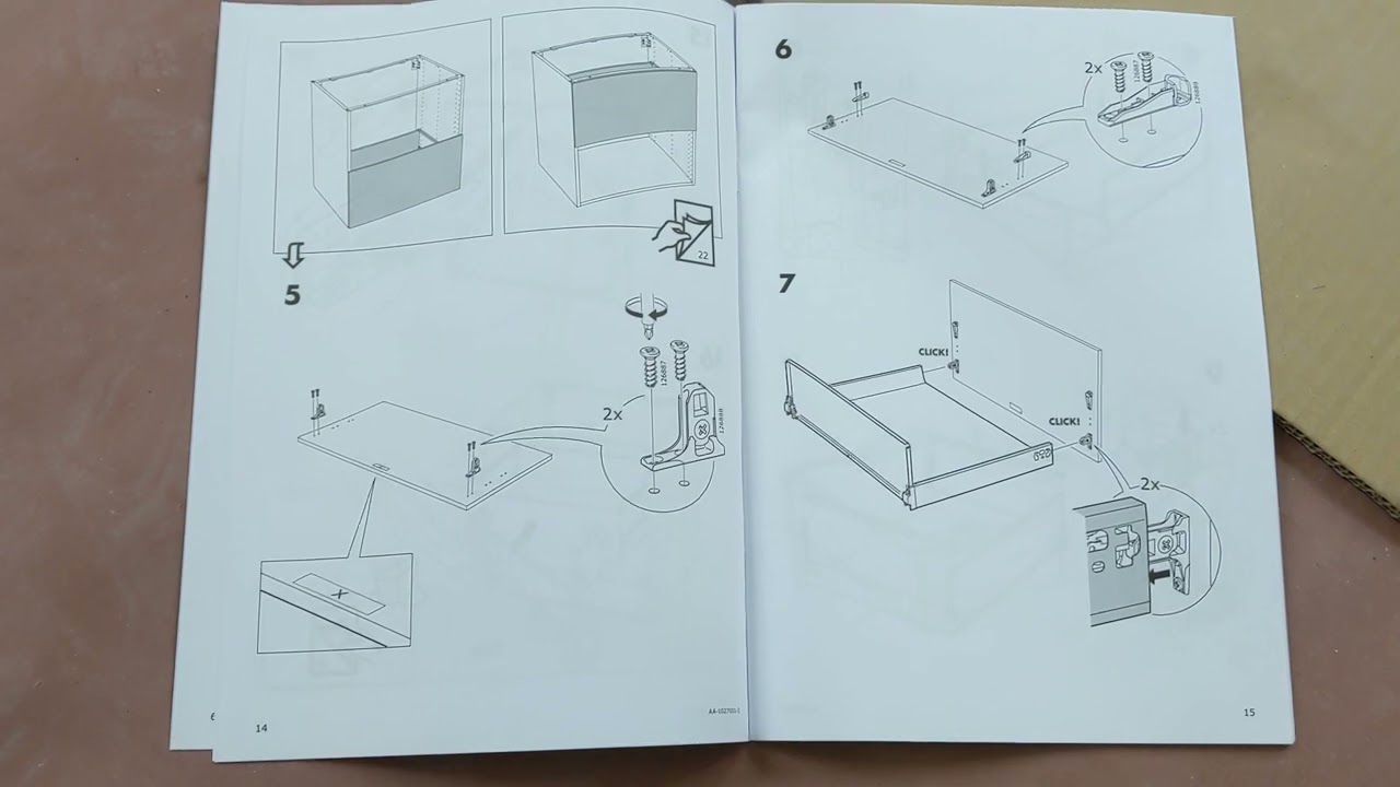 Как собрать ящик IKEA Sektion Maximera для нижних шкафов