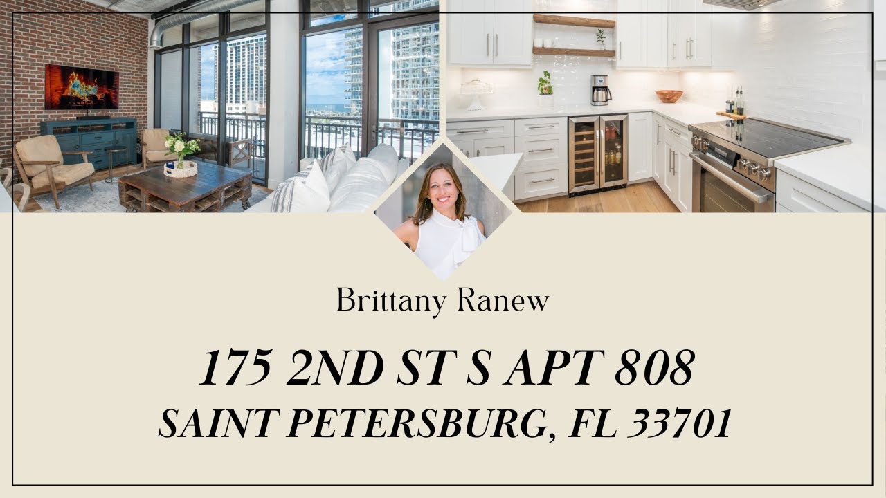 Modern and Elevated Downtown Living | Take a Tour of 175 2nd St S Unit 808 in  St Pete, Florida