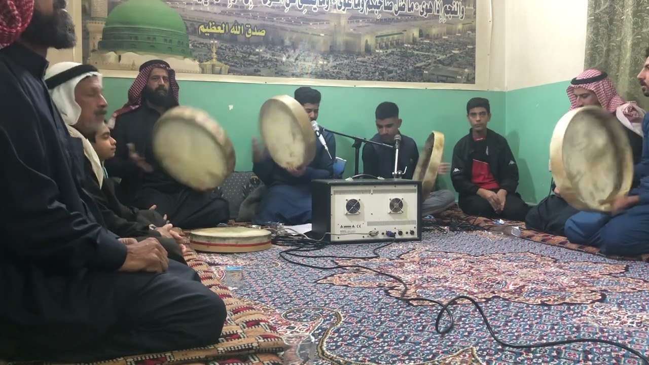 في تكية السيد مجول العيثاوي ـ الوان ياذكر الحبيب الواني مشيوح رحل ضل الكلب حزناني