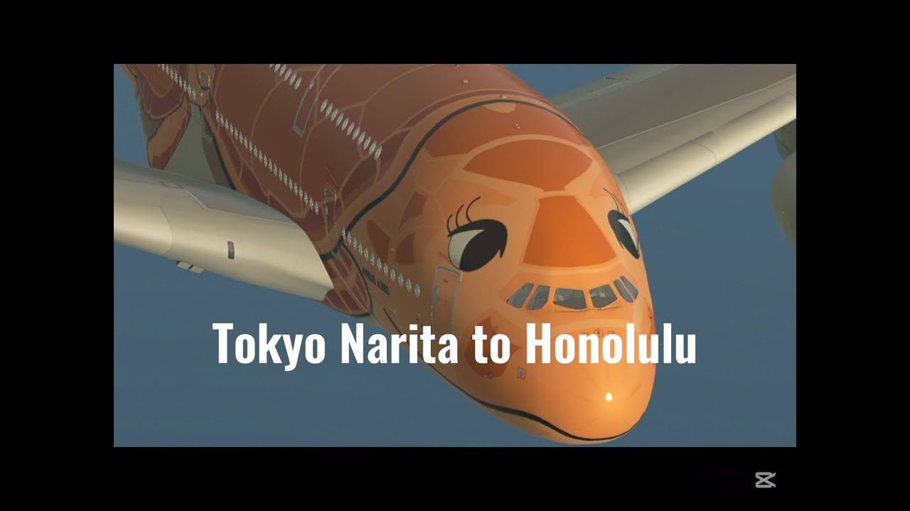 Infinite Flight | Tokyo Narita to Honolulu | ANA ‘Flying Honu’ A380-800