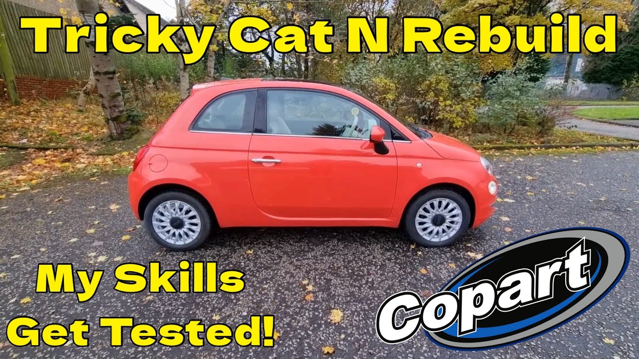 Я купил в Copart поврежденный в аварии Fiat 500&hellip; Посмотрите ПОЛНУЮ ПРЕОБРАЖЕНИЕ!