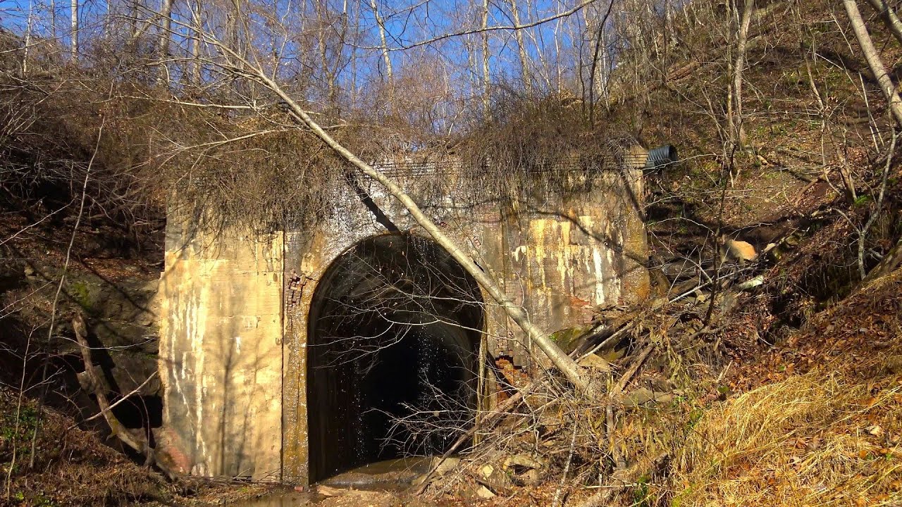 Abandoned Train Tunnels (& Old Cars) in Braxton County, West Virginia